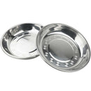 Kichen Camping Stainless Steel Tableware Dinner Plate 1 Food Container Tool A1B8