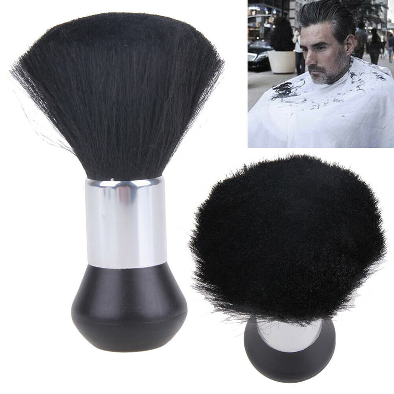 Barber Neck Duster Soft Brush Hairdressing Hair Cutting Salon Stylist Black A