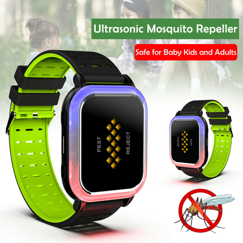 Anti Mosquito Pest Insect Bugs  Repeller Wrist Band USB Rechagerable