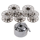 6pcs Metal Bobbins Spool Sewing Craft Tool for Sewing Threads Bobbins Accessory