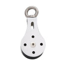 1PCS Mute Silent Wheel with Dual Bearings ,Stainless Steel Hanging Wheel Mu