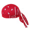 Turban Hat Chemo Cap Durag Muslim Beanie Hair Loss Headscarf Cover Hat Red