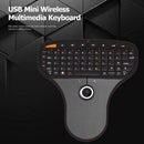 N5901 Mini Wireless Multimedia Remote Keyboard Air Mouse with Trackball