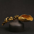 Tea Scoops Shovel Brass Copper Lotus Lotus Root Coffee SpoonB Hn