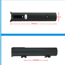 270mm Marine Boat Black UV Stabilized Plastic Fishing Rod Holder One Tube
