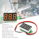 4-30V 2 Line LED Digital DC Voltmeter Red Panel Voltage Meter Tester Display