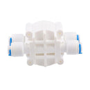 1/4" 4 Way Auto Shut Off Valve For RO Reverse Osmosis Water Filter System