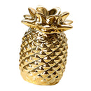 3 Pcs Ceramic Pineapple Shaped Statue Desktop Display Home Office Cafe Decor