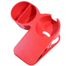 2pcs Coffee Drinking Cup Holder Clip Storage Table Desk Side Clamp Red Blue