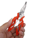 Fishing Pliers Braid Line Cutter Split Ring Hook Remover Tackle Tool & Pouch