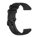 20mm Silicone Replacement Watch Band Wrist Strap for Polar Ignite (Black)
