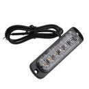 12-24V 6LED Car vehicle Strobe Flash Light Emergency Warning Flashing Lamp 18W