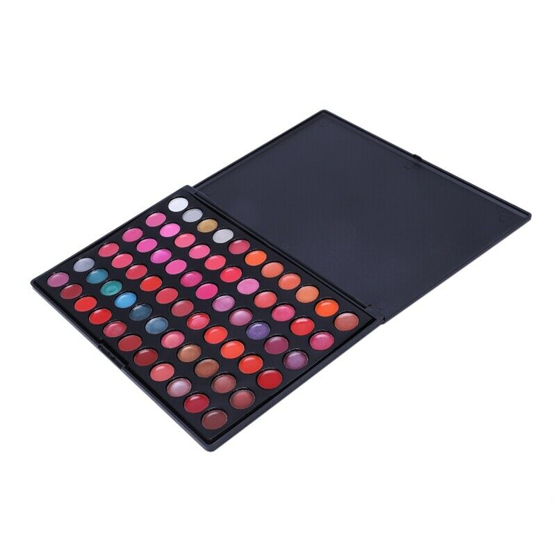 66 color lip gloss set makeup cosmetic palette lipstick O4G3