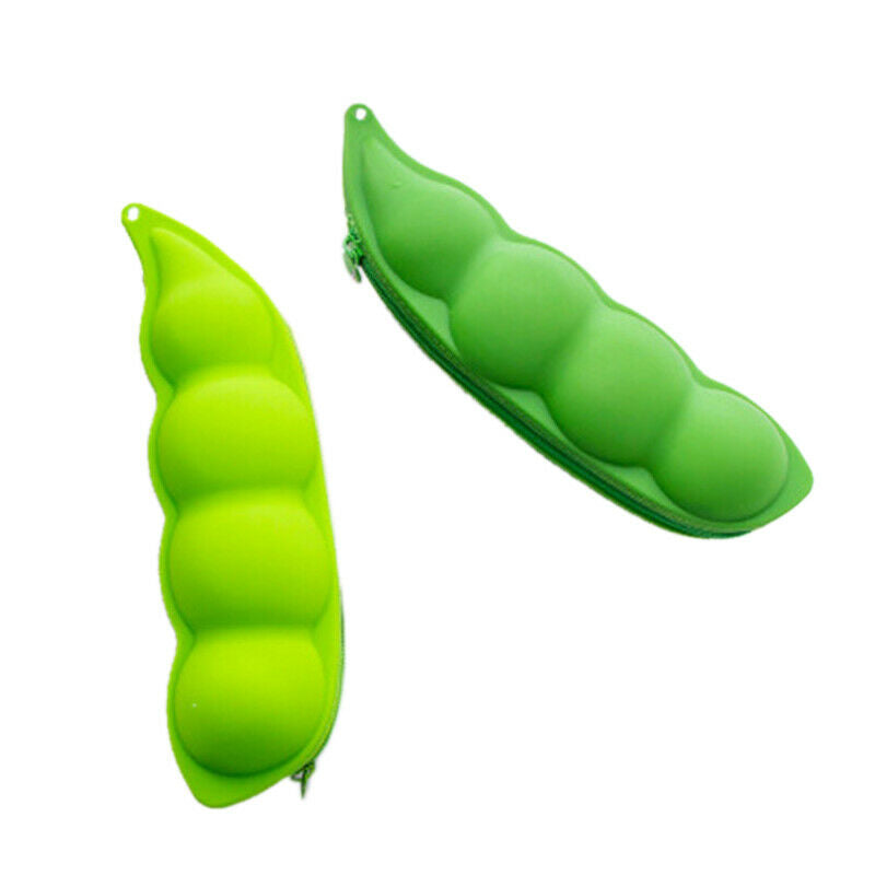 2 Pcs Fashion Silicone School Pencil Case Pen Pouch For Girl Kids Gift Stat W4Y2