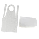 100 X Disposable Apron Plastic Cape Neck Shawl Hairdressing Hair Color Apron Oil