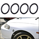 4* High Strength Bumper Fender Quick Release O-Ring Rubber Fastener Band Kit