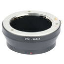 Pk-M4/3 Adapter Ring For Pentax Pk Lens To Micro 4/3 M43 Camera Body For Ol Q4C5