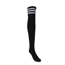 1 Pair Thigh High Socks Over Knee Girls Football Socks (Black) L8H3