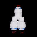 5pcs 1/4" tube OD Hose Type Y Qucik Connection RO Water Connector HME