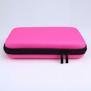 Portable EVA Hard Case Bag Pouch for Nintendo 3DS XL LL Protector (Pink)