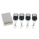 DC 12V Universal Wireless RF Remote Control Switch 4CH Relay Receiver Module and