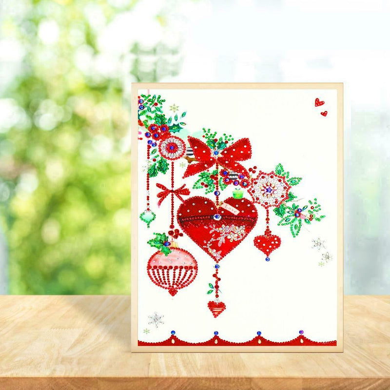 5D DIY Special Shaped Diamond Painting Heart Cross Stitch Mosaic Craft Kits
