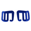 2pcs Hook Buckle Fastener for Fasten Backpack Webbing Belt Strap Blue