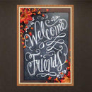 Welcome Friends 5D Full Drill Diamond Painting Embroidery DIY Cross Stitch