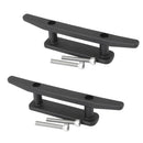 Pack of 2 Pieces 163mm UV Resistant Black Nylon Kayak Canoe Marine Boat Dinghy