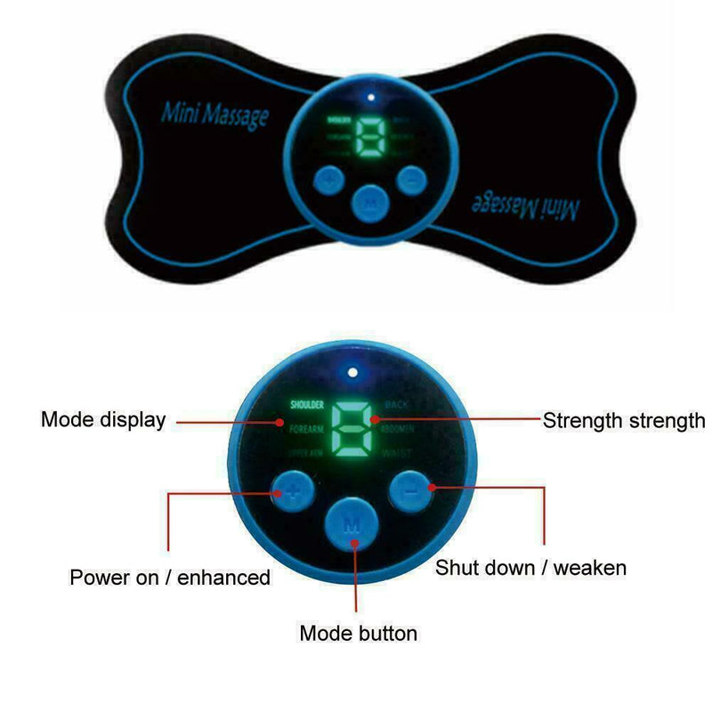 Mini Neck Massager Muscle Stimulator Back Pain Relief Massage Tool Cervical I8I9