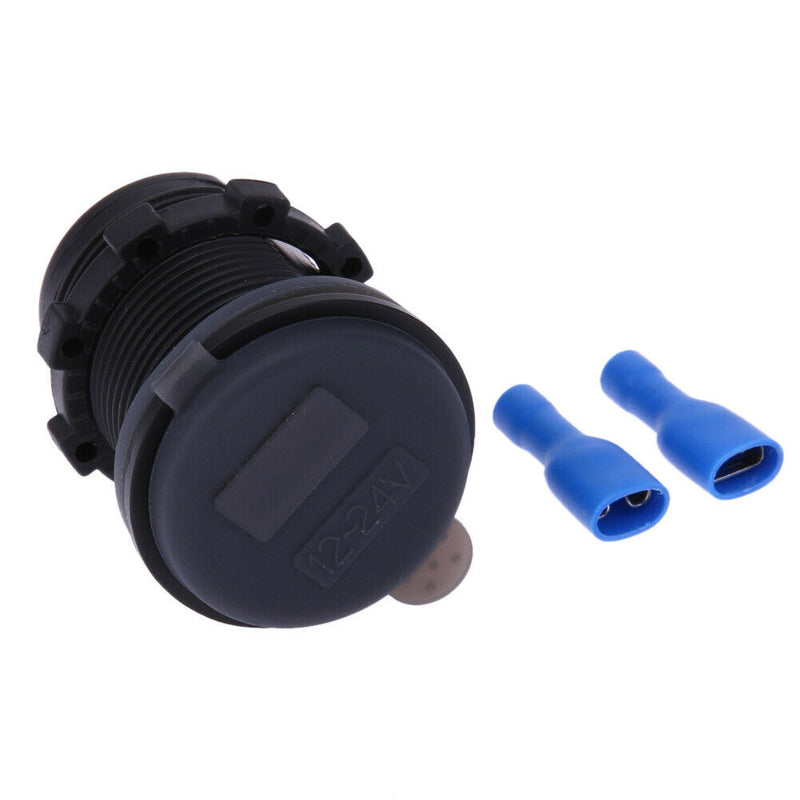 12V USB Car Mobile Phone Charger Car LED Display Voltmeter Two In One