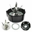 4 Cutter Blender Blade with Bottom Base and Sealing Rubber Gasket For Oster