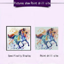 5D DIY Full Drill Diamond Painting Colorful Horse Cross Stitch Embroidery