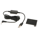 ACK-E15 USB Power Cable + DR-E15 Dummy Battery for  EOS 100D Rebel SL1