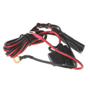 Waterproof Motorcycle 2.1A USB Charger Kit SAE to USB Adapter+Extension Harness