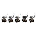 5pcs Plastic P15D Automotive Light Bulb Socket Base Holder Connection Wire Lead