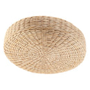 2Pcs 12 inch Rustic Floor Cushion Straw Pouf Seat Meditation Ottoman Home Decor,