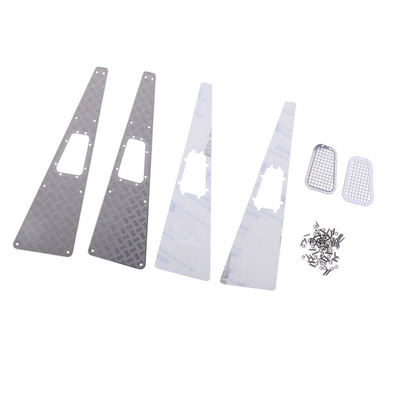 1/10 Metal Anti-skid Plate Intake Grille Front Hood Side Plate For RC -4