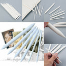 6X Blending Smudge Tortillon Stump Sketch 6 Size Art Drawing Tool Pastel White