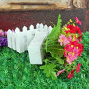 Decorative Vase 16cm Wooden Fence With Foam For Artificial Flower Vase Home Z8U9