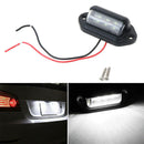 1Pc Waterproof 6 LED 12V License Plate Light Car Boat Truck Trailer Step Lamp MO