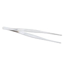 Stainless Steel Straight Tweezers, Serrated Tip Forcep, Laboratory, 160mm
