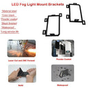 LED Fog Light Front-Hidden Bumper Mounting Brackets for Dodge Ram 1500 2013