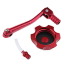 Folding 11mm Gear Shifter Lever Gas Fuel Tank Cap 125cc 140cc Pit Dirt Bike