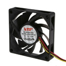 Internal 12V 3 Pin CPU Fan Cooler Fan for PC 70x70x15mm J1A1