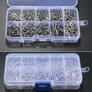 340pcs M3 A2 Stainless Steel Hex Screw Nuts Bolt Cap Socket Assortment Kit gr yo