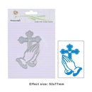 Hand Pray Metal Embossing Cutting Die Stencils DIY Scrapbooking Craft Decor