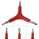 3 Way 4/5/6mm Bicycle Hex Wrench Stainless Steel Cycling Hex Wrench Spanner D2G7