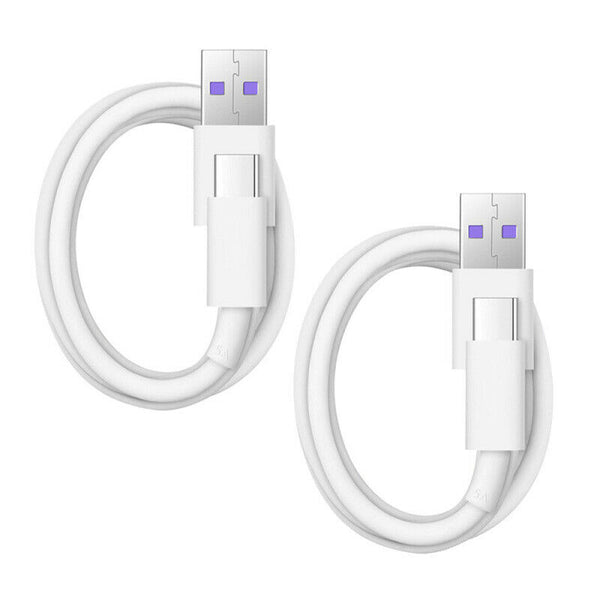 2pcs Fast Charging USB C Cable 5A Super Charge USB Type C For Huawei P20/P10 sf