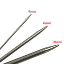 3pcs Stainless Steel Circular Knitting Needles Set 80cm